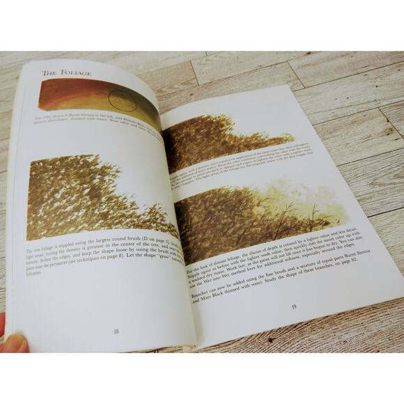 Acrylics‎ Landscape Paint Book 1984 Walter Foster Instruction R Bradford Johnson - Picture 4 of 13